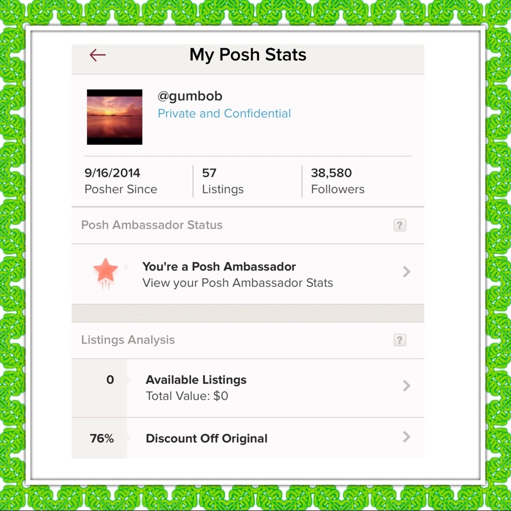 MY CLOSET STATS AS OF 06.30.18